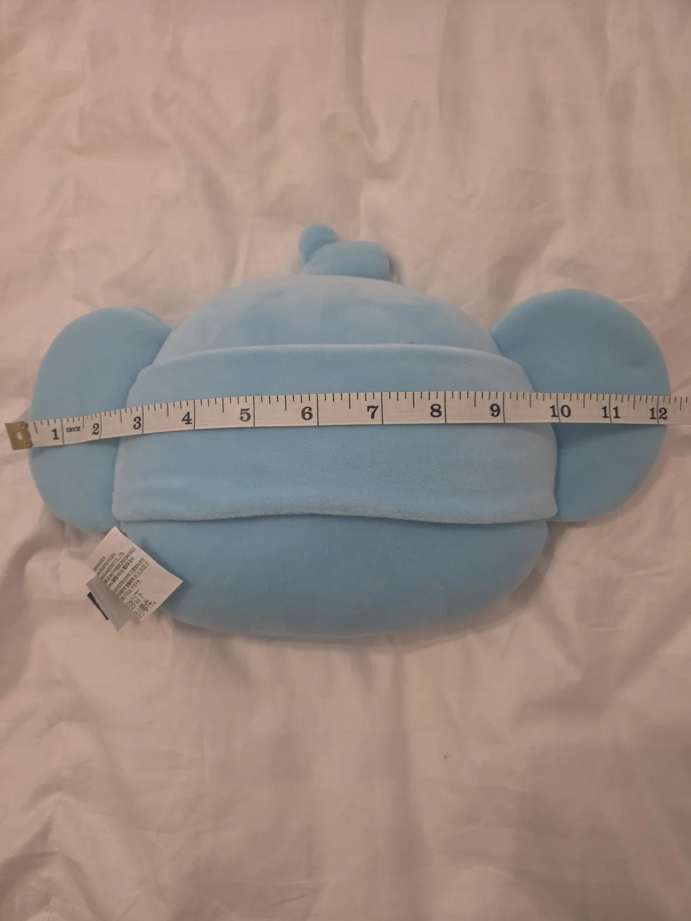 Koya Light Blue Plush Pillow